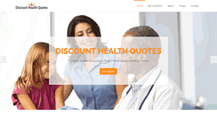 Desktop Screenshot of discounthealthquotes.net