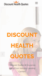 Mobile Screenshot of discounthealthquotes.net